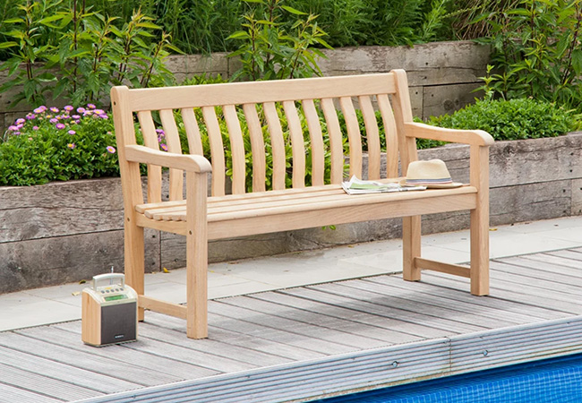 Image of Roble St George 5ft FSC Garden Bench by Alexander Rose