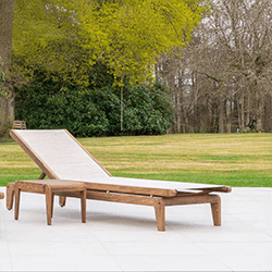 Small Image of Alexander Rose Bolney Sling Sunbed Lounger