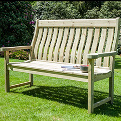 Small Image of Pine Farmers 5ft FSC Garden Bench from Alexander Rose