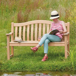 Image of EX-DISPLAY / COLLECTION ONLY - Roble Turnberry 4ft FSC Garden Bench from Alexander Rose