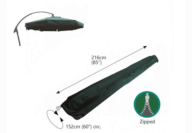 Image of Bosmere Free Standing Sail Parasol Cover - C598