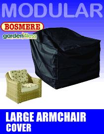 Image of Rattan Modular Armchair Cover - Bosmere M610