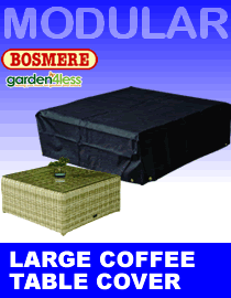 Image of Large Rattan Modular Coffee Table Cover - Bosmere M605