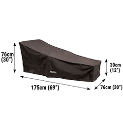 Small Image of Bosmere Protector 6000 Sun Lounger Cover - D565