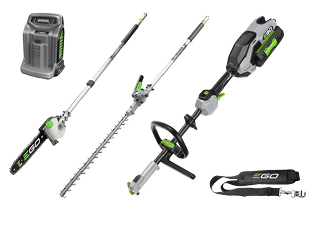 Image of EGO 56v Multi Tool with Trimmer, Pole Saw, Battery and Charger
