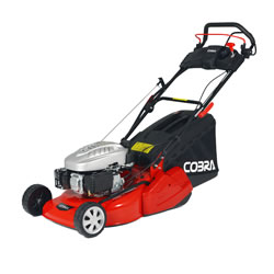 Image of Cobra 46cm Self Propelled Petrol Mower, Rear Roller, Electric Start