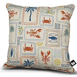 Small Image of Extreme Lounging B Cushion Art Collection - Coastal