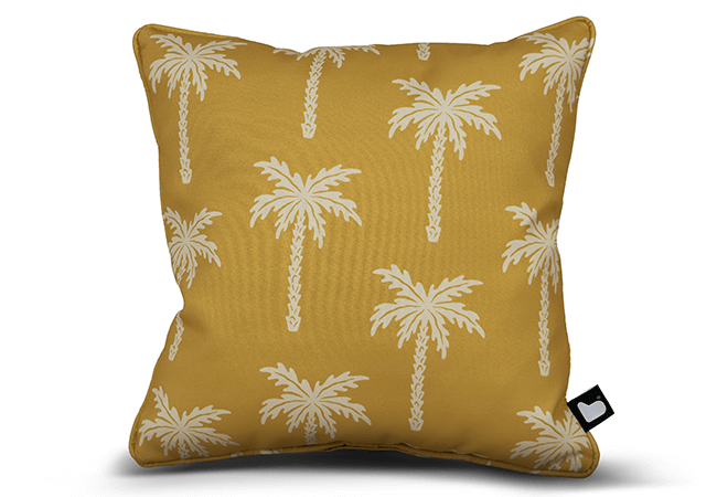 Image of Extreme Lounging B Cushion Art Collection - Palm Butter Yellow