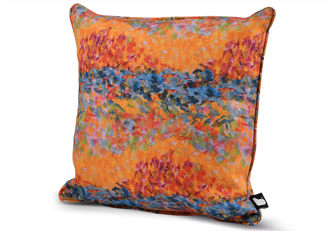Image of Extreme Lounging B Cushion Art Collection - Art Orange