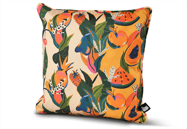 Image of Extreme Lounging B Cushion Art Collection - Fruit Art