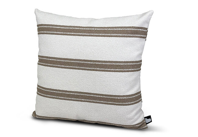 Image of Extreme Lounging B Cushion Aquaclean Haven - Sand - Small Stripe
