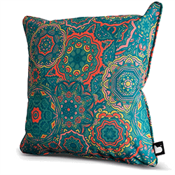 Small Image of Extreme Lounging B Cushion Art Collection - Mandala Mint - Blue