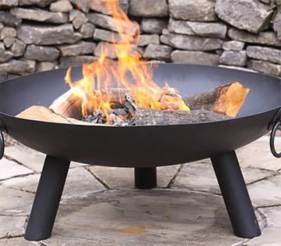 Image of Gardeco Dakota Steel Fire Pit, Large
