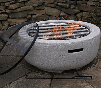 Image of Gardeco MGO Marbella Round Garden Fire Pit