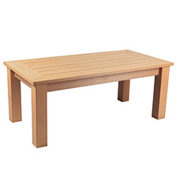 Small Image of Winawood Sandwick Wood Effect Coffee Table - Teak