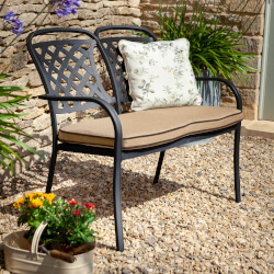 Image of Hartman Berkeley 2 Seat Bench in Bronze / Amber
