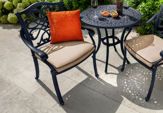 Image of Hartman Capri Dining Chair with Cushion in Bronze/Amber