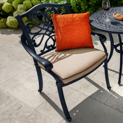 Image of Hartman Capri Dining Chair with Cushion in Bronze/Amber