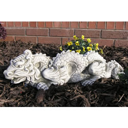 Small Image of Oriental Dragon Stone Garden Statue