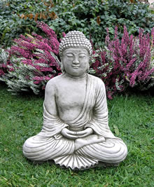 Image of Small Robed Buddha Garden Ornament - BD6