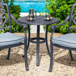 Image of Hartman Amalfi Bistro Table in Antique Grey - TABLE ONLY