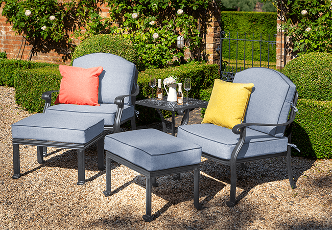 Image of Hartman Amalfi Companion Set in Antique Grey/Platinum
