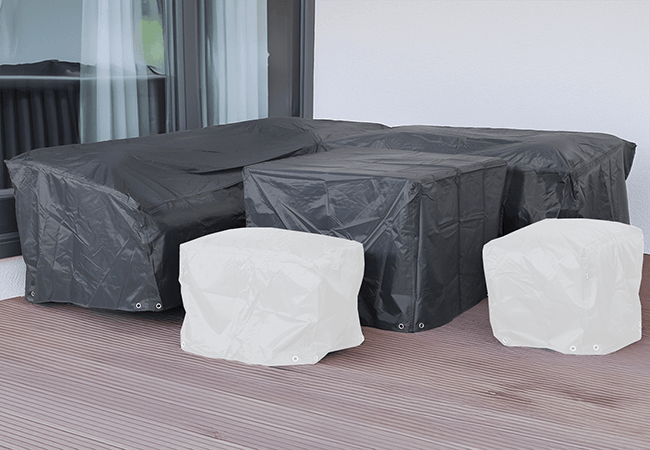 Image of Hartman Aries Square Corner Set with Adjustable Table Covers