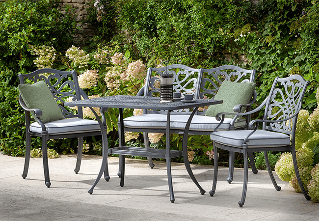 Image of Hartman Capri Coffee Set in Antique Grey / Platinum