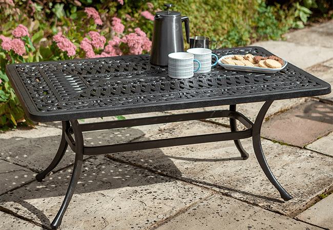 Image of Hartman Capri Rectangular Coffee Table in Bronze