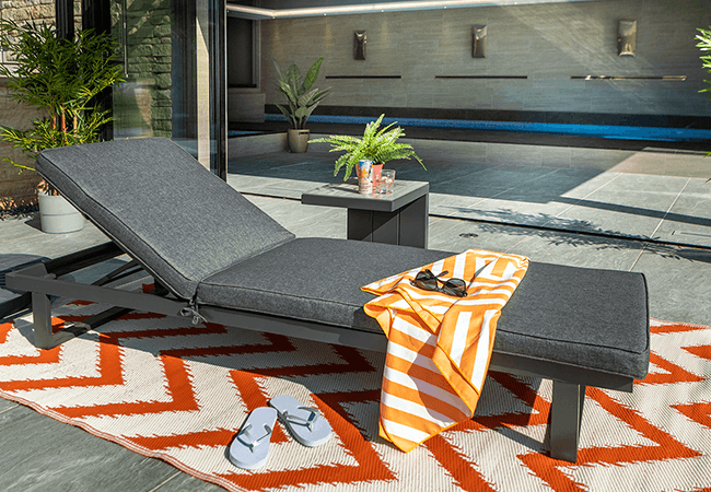 Image of Hartman Cosmopolitan Lounger - Xerix/Slate