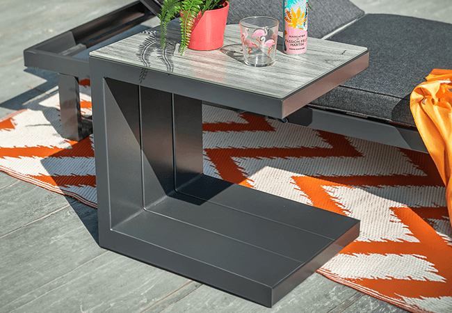 Image of Hartman Cosmopolitan Side Table - Xerix/Slate