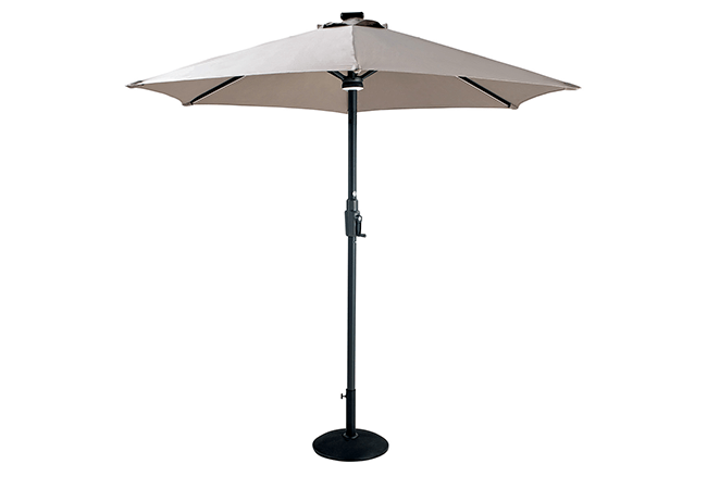 Image of Hartman 2.5m Elite Round Garden Parasol in Dove