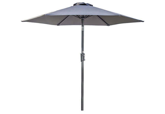 Image of Hartman 2.5m Luxe Round Parasol in Dark Grey