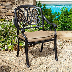 Image of Hartman Amalfi Dining Chair Bronze / Amber