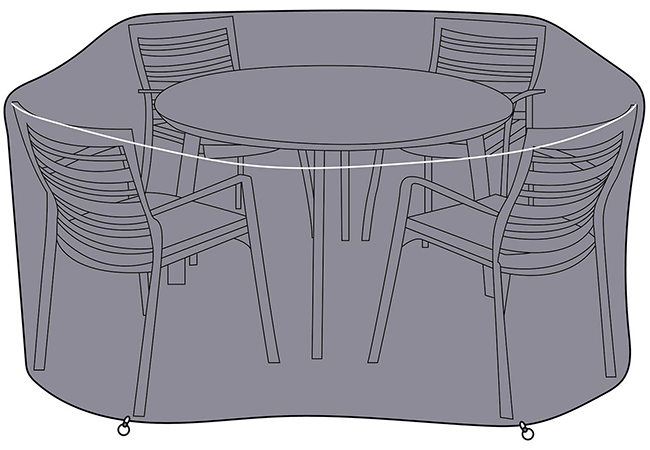Image of Hartman Aurora 4 Seat Round Set Cover