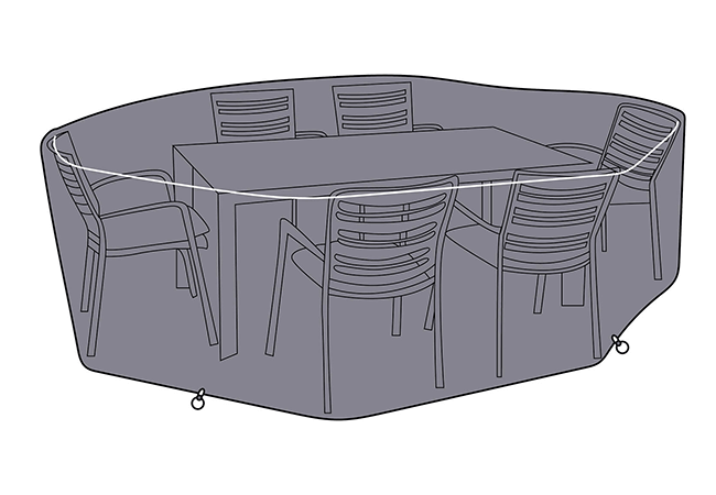 Image of Hartman Aurora 6 Seater Rectangular Set Cover