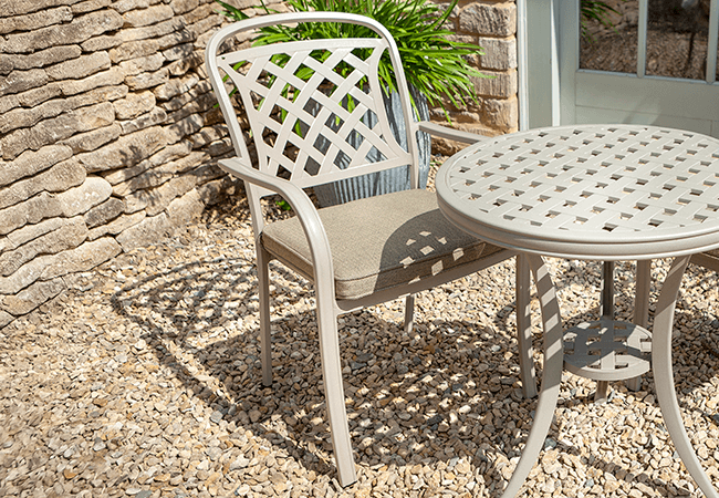Image of Hartman Berkeley Cast Aluminium Armchair with Cushion - Maize/Wheatgrass