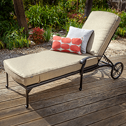 Image of Hartman Capri Lounger in Bronze and Amber