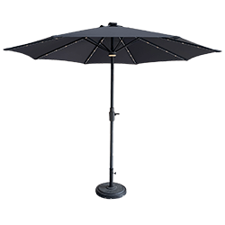 Image of Hartman Elite 3m Round Parasol - Xerix/Dark Grey