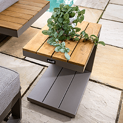 Image of Hartman Ezra Side Table in Latte