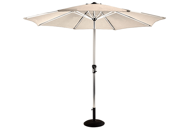 Image of Hartman Luxury Round 3m Parasol - Dove