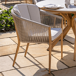 Image of Hartman Portico Dining Chair in Almond and Ivory
