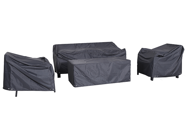 Image of Hartman Rio 3 Seat Adjustable Lounge Set Covers