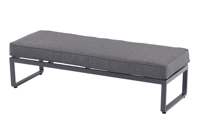 Image of Hartman Vienna Rectangular Bench Xerix / Slate