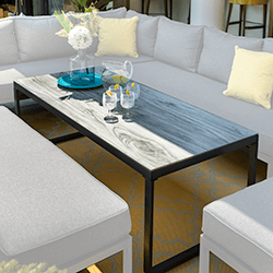 Image of Hartman Vienna Rectangular Coffee Table Xerix / Slate