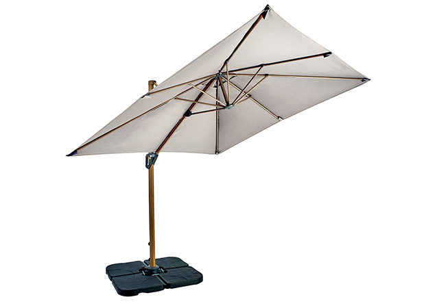 Image of Hartman Aegean Folie 2.5m Square Cantilever Parasol - Shell