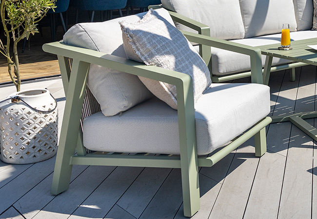 Image of Hartman Alora Lounge Chair in Sage / Moon