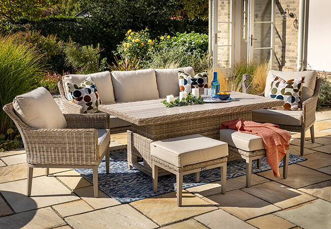 Image of Hartman Arley 3 Seat Sofa Weave Lounge Set
