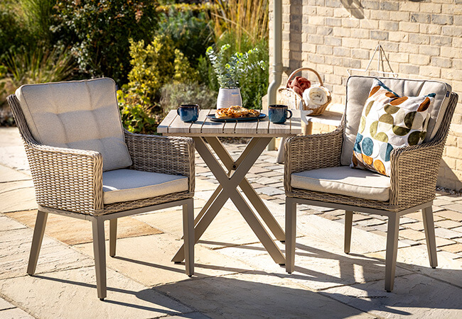 Image of Hartman Arley Weave Square Bistro Set