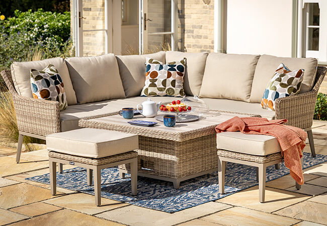 Image of Hartman Arley Weave Square Corner Sofa Set